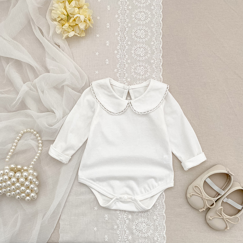 Bamboo Bodysuit Baby - 새 아기 소녀 Romper 아기 소녀