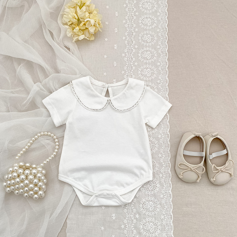 Bamboo Bodysuit Baby - 0-24M 여름 신생아 아기 소녀 인형
