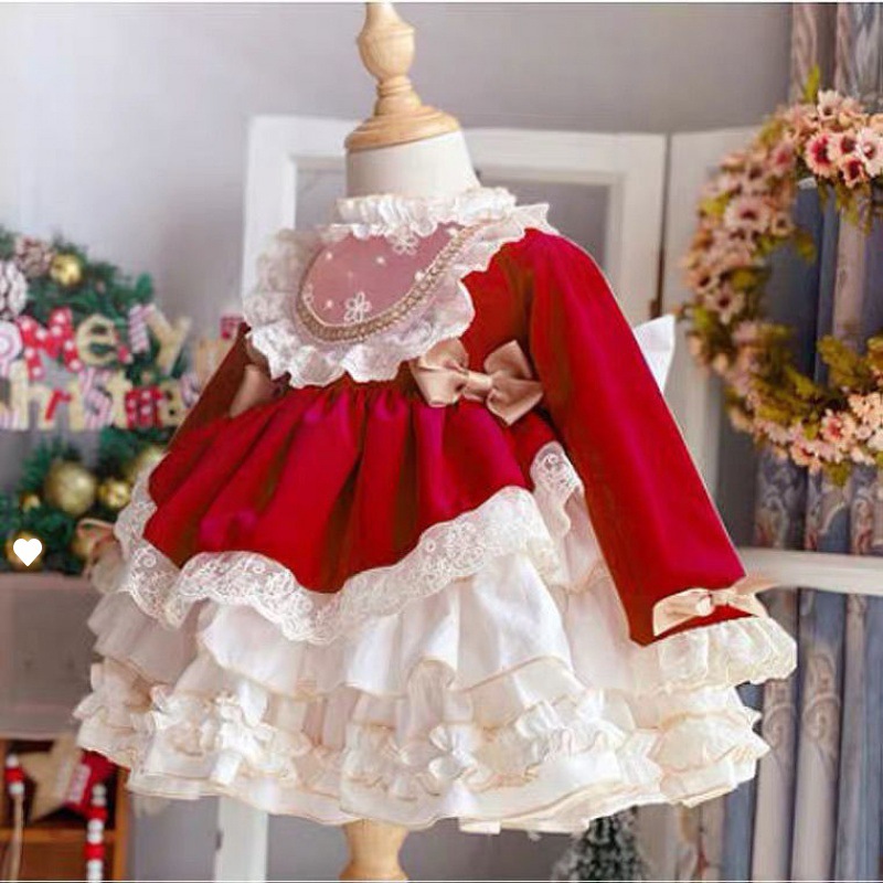 Baby Clothing Easter - 여자 아기 파티 드레스 새로운 스페인어