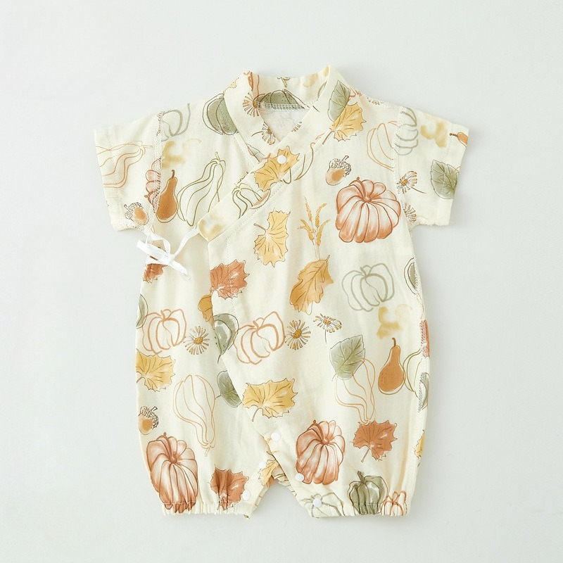 Bamboo Bodysuit Baby - 유니섹스 아기 여름 바디수트 아기옷 여아