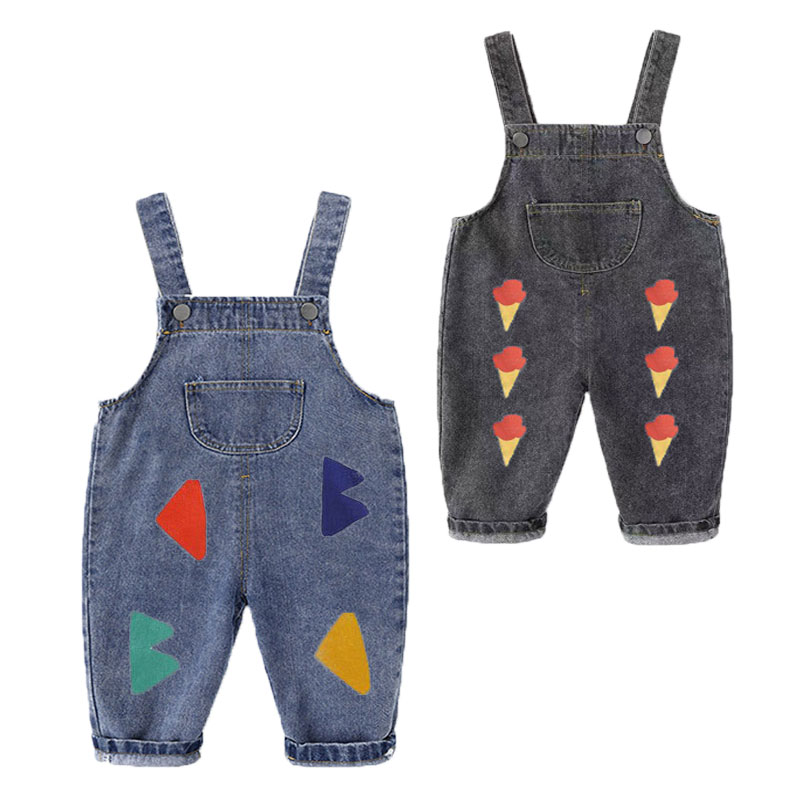Baby Overall Denim - 남아 여아용 봄 가을 겨울 오버롤,