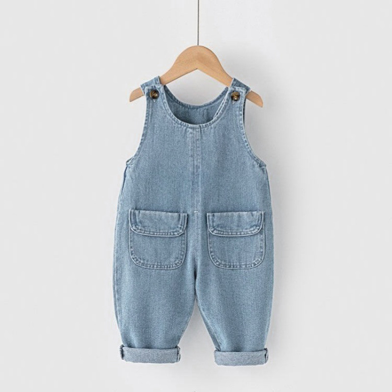Baby Overall Denim - IENENS 아기 옷 오버올 청바지, 클래식