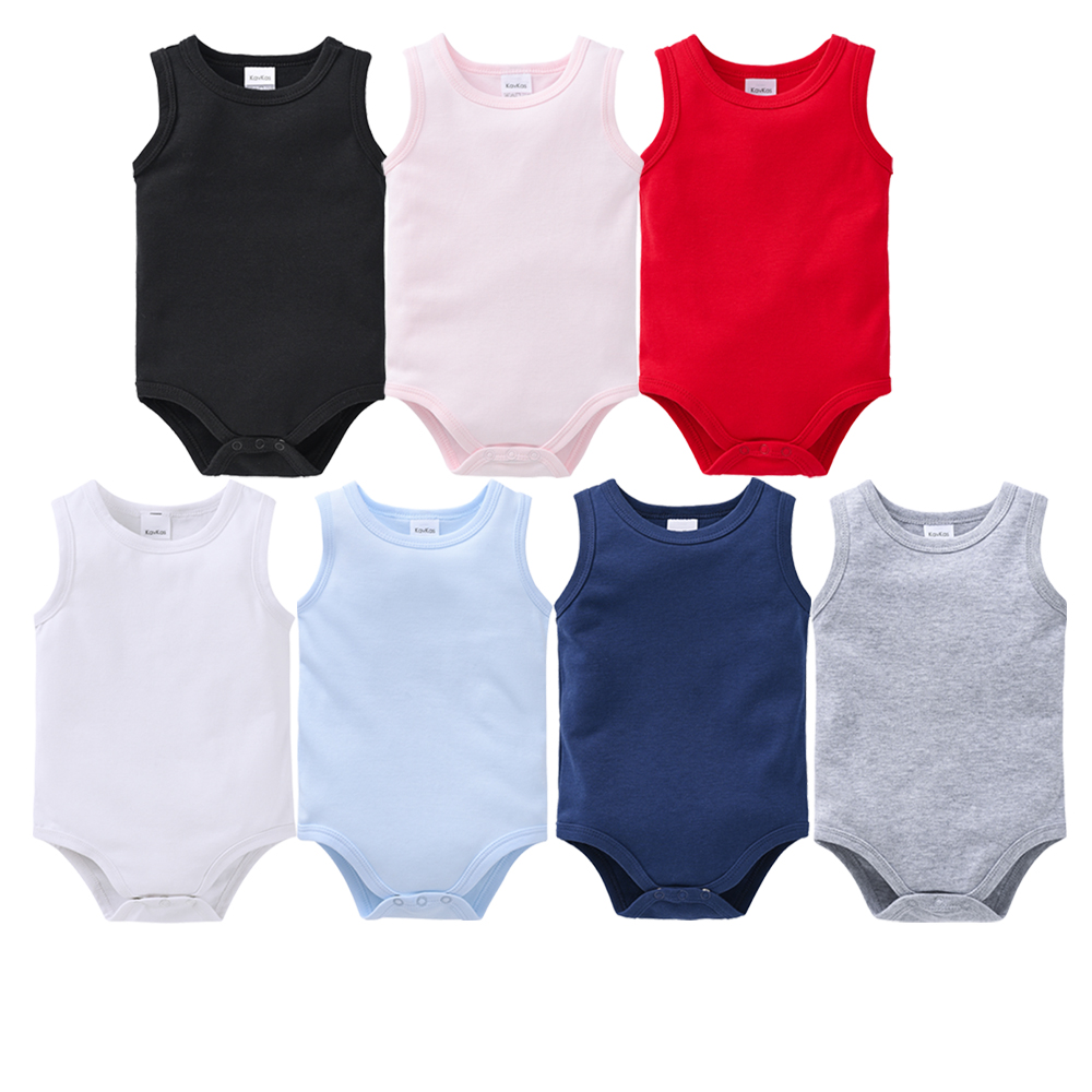 Bamboo Bodysuit Baby - Kavkas 3 Pcs 여름 유니섹스 베이비