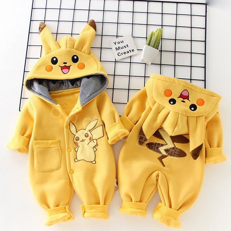 Romper Onesie Baby - 만화 포켓 몬스터 아기 잠옷 신생아