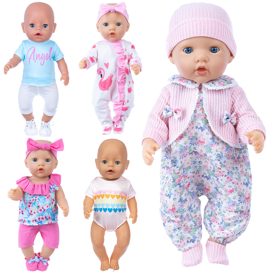 Baby Clothing Gifts - 18 인치 다시 태어난 인형을위한 인형