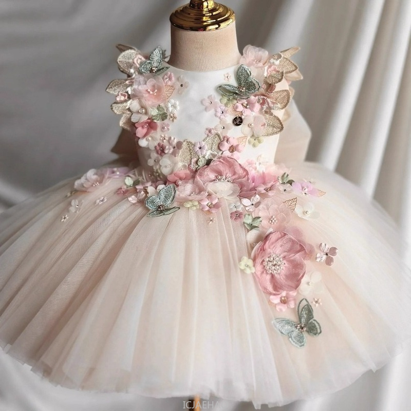 Baby Clothing For Girls - 웨딩 드레스 여름 어린이 소녀 첫