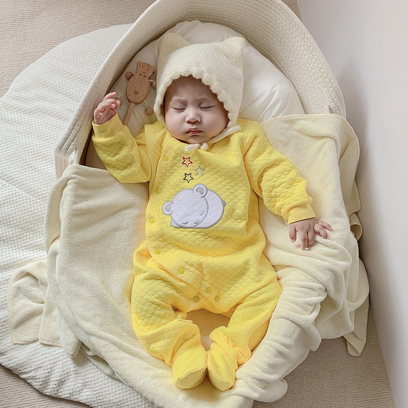 아기 면 롬퍼 옷 신생아 긴팔 유니섹스 우주복 파자마  - Romper Onesie Baby 리뷰 및 가격