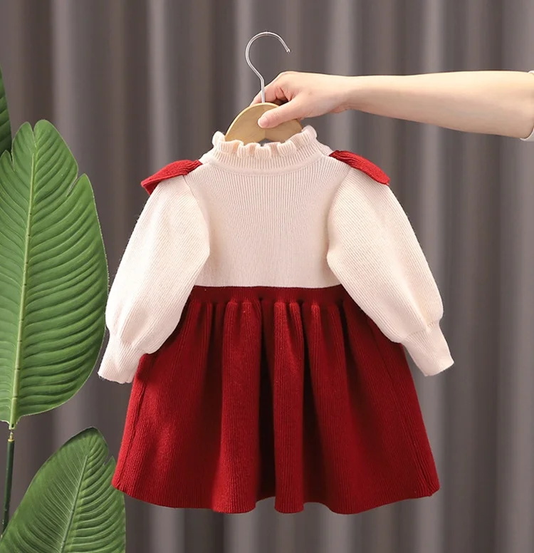 아기 소녀 옷 가을 겨울 따뜻한 아동 의류 니트 새해  - Baby Clothing For Girls 리뷰 및 가격