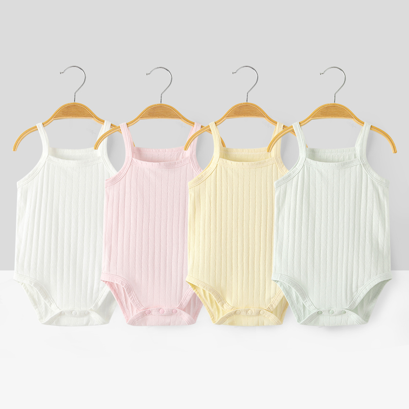 부드럽고 통기성 코튼 여름 민소매 아기 Romper 아 - Bamboo Bodysuit Baby 리뷰 및 가격