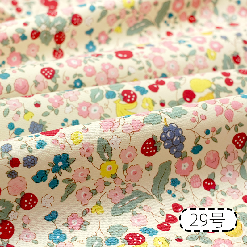 순면 프린트 원단, 목가적인 작은 꽃무늬 아기 의류 드 - Baby Clothing Organic 리뷰 및 가격