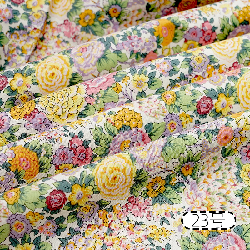 순면 프린트 원단, 목가적인 작은 꽃무늬 아기 의류 드 - Baby Clothing Organic 리뷰 및 가격