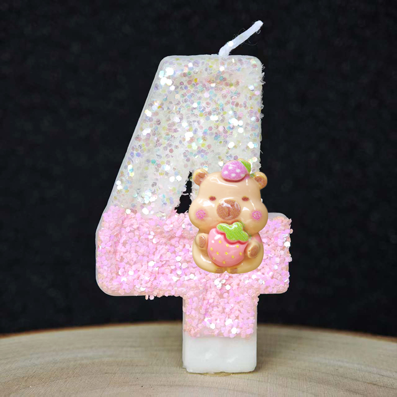 새로운 카피바라 양초 케이크 장식 테마 0-9 숫자 양 - Baby Clothing Easter 리뷰 및 가격