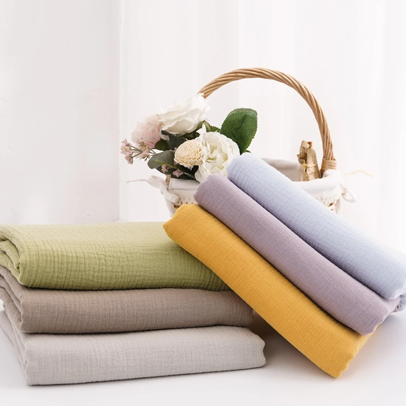 100% 코튼 더블 레이어 주름진 직물 클래스 A 베이 - Baby Clothing Organic 리뷰 및 가격