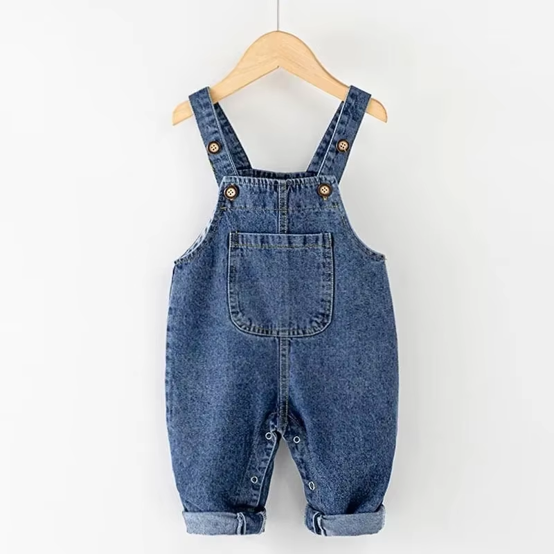 봄과 가을 새로운 어린이 캐주얼 데님 작업복 소년과 소 - Baby Overall Denim 리뷰 및 가격