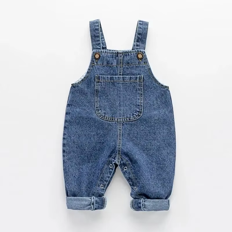 봄과 가을 새로운 어린이 캐주얼 데님 작업복 소년과 소 - Baby Overall Denim 리뷰 및 가격