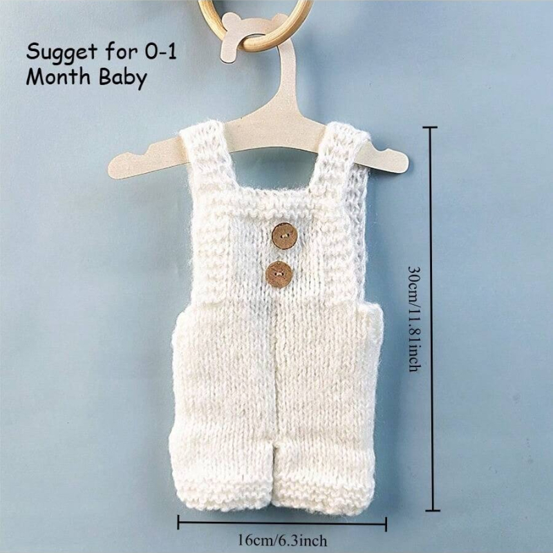 신생아 사진 소품 부드러운 모헤어 니트 롬퍼 반바지 세 - Baby Clothing Gifts 리뷰 및 가격
