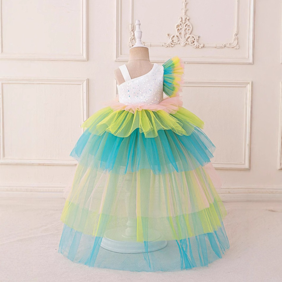 레인보우 유니콘 베이비 파티 소녀 드레스 스팽글 유니콘 - Baby Clothing For Girls 리뷰 및 가격