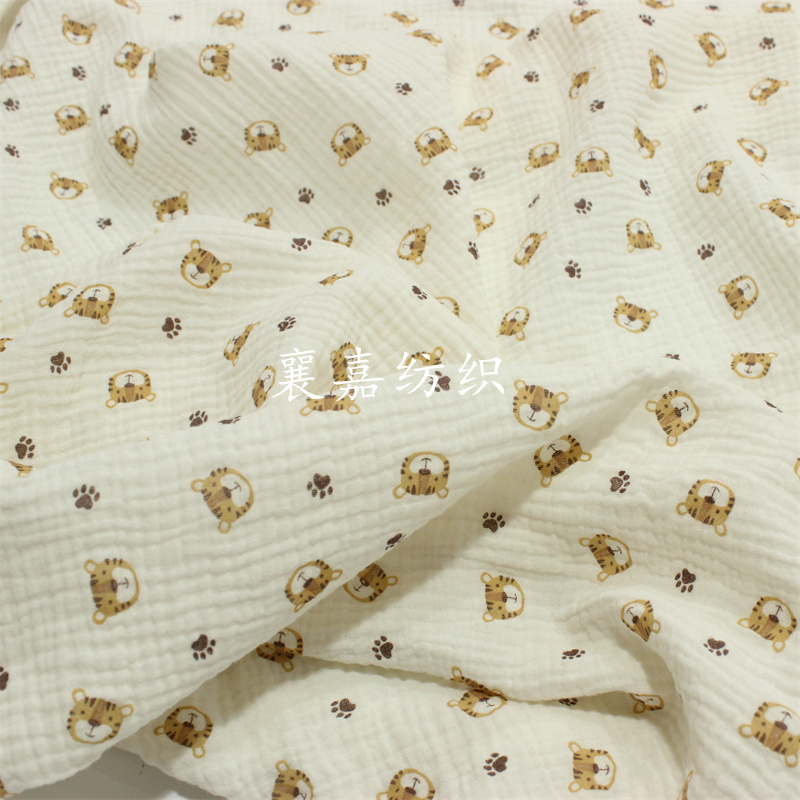 100X135cm 아기 면화 거즈 크레이프 호랑이 머리 - Baby Clothing Organic 리뷰 및 가격