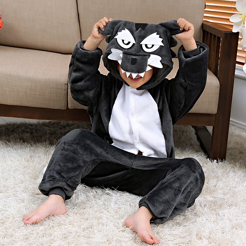 어린이 소년 회색 늑대 팬더 버드 코스프레 원피스 파자 - Romper Onesie Baby 리뷰 및 가격