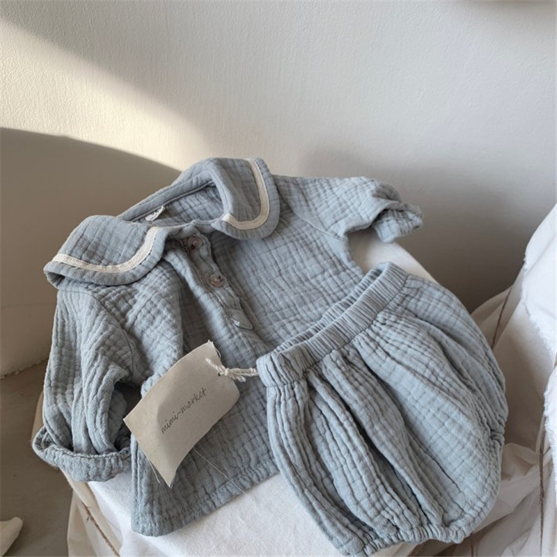 0-3 년 동안 아기 의류 세트 유기농 면화 해군 디자 - Baby Clothing Organic 리뷰 및 가격