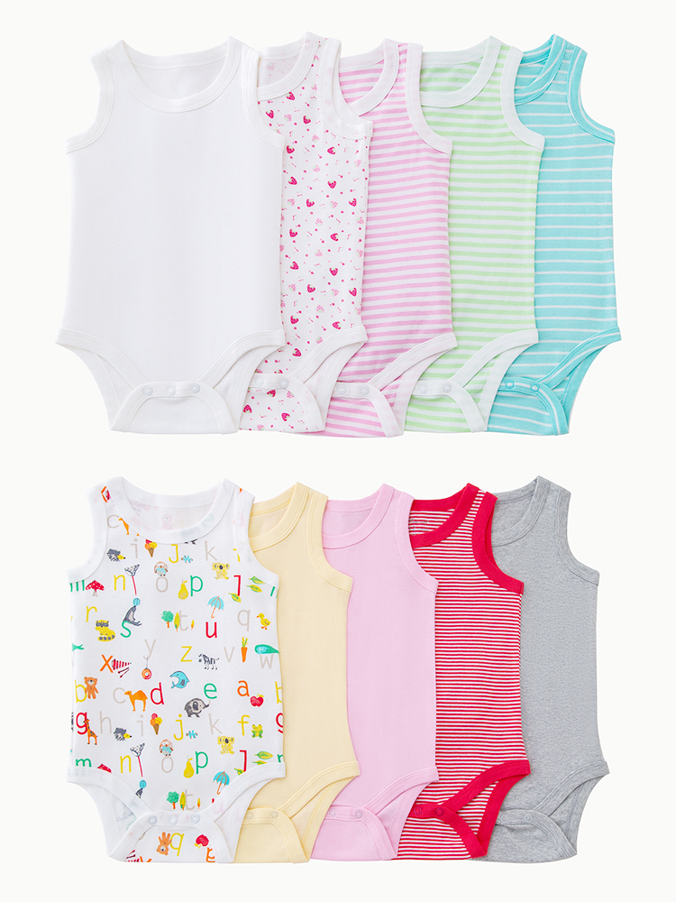 3pcs 무작위 신생아 의류 캐주얼 코튼 편안한 여름  - Bamboo Bodysuit Baby 리뷰 및 가격
