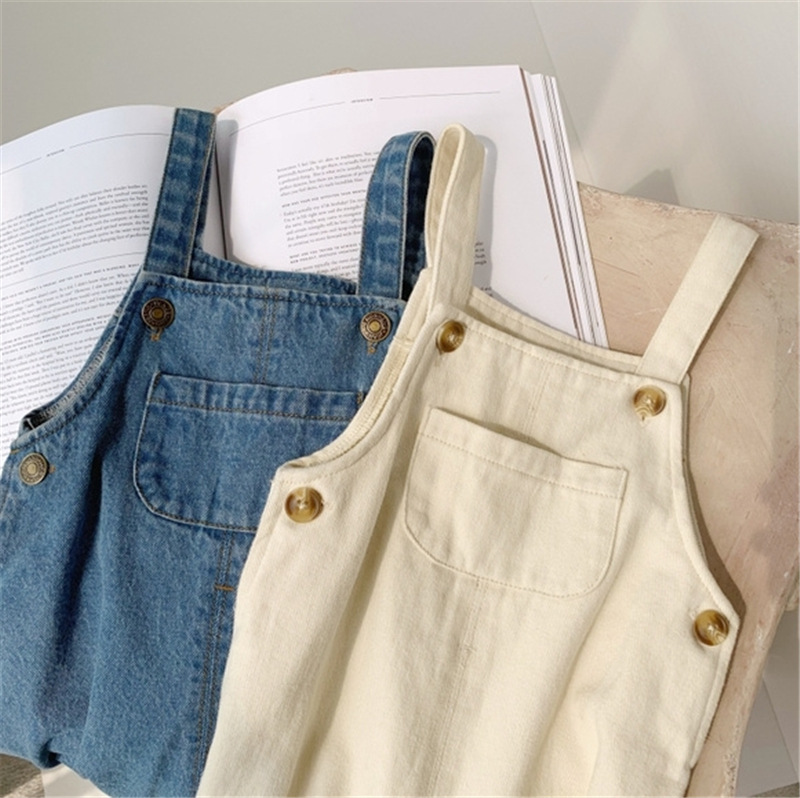 단색 데님 오버롤, 어린이 진 턱받이 바지, 유아 점프 - Baby Overall Denim 리뷰 및 가격