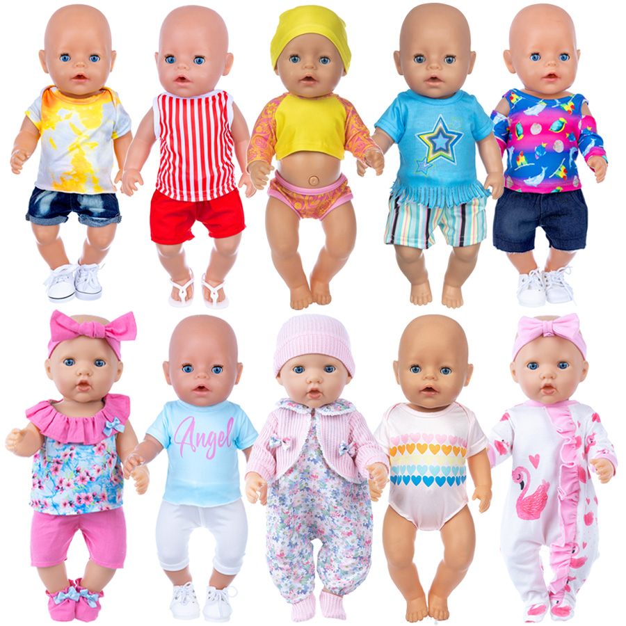 18 인치 다시 태어난 인형을위한 인형 옷 45cm 신 - Baby Clothing Gifts 리뷰 및 가격