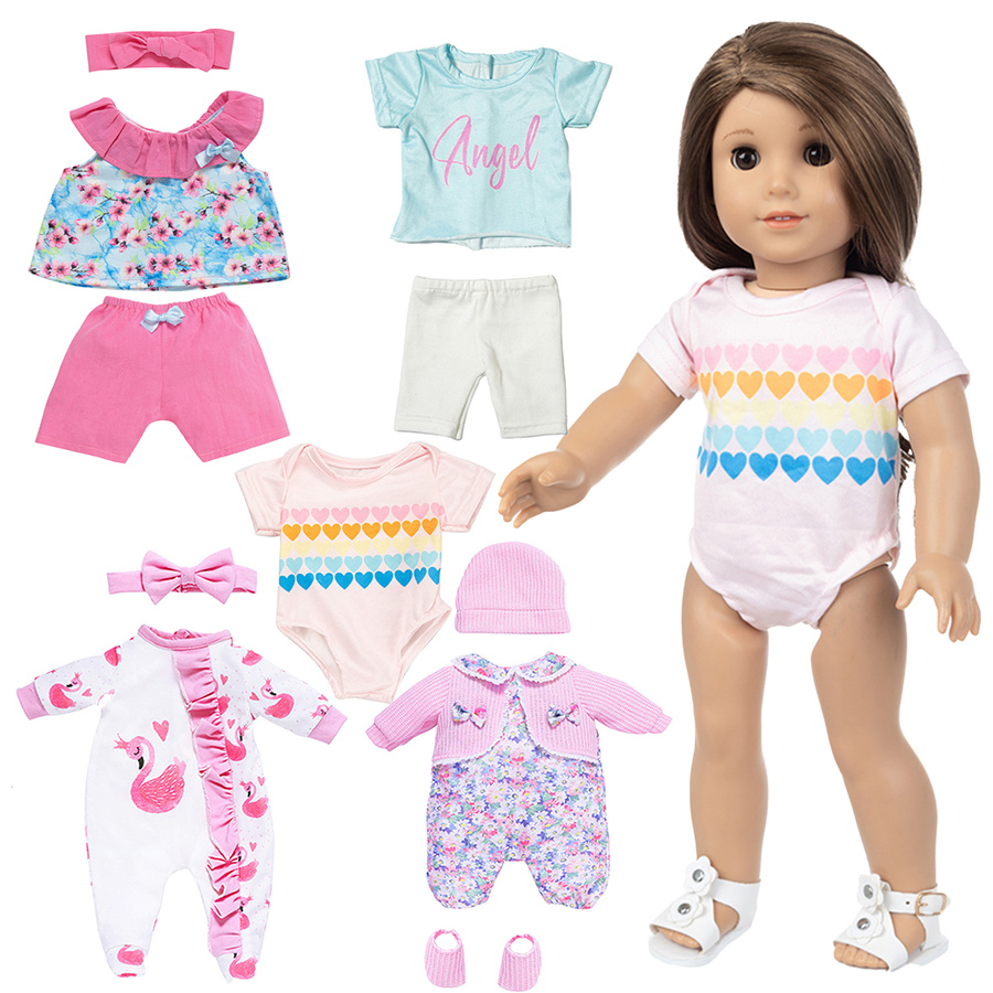 18 인치 다시 태어난 인형을위한 인형 옷 45cm 신 - Baby Clothing Gifts 리뷰 및 가격