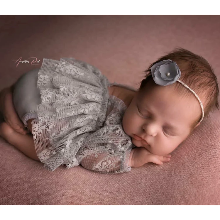 아기 소녀 레이스 의상 Bodysuit 머리띠 베개 옷 - Baby Clothing Gifts 리뷰 및 가격