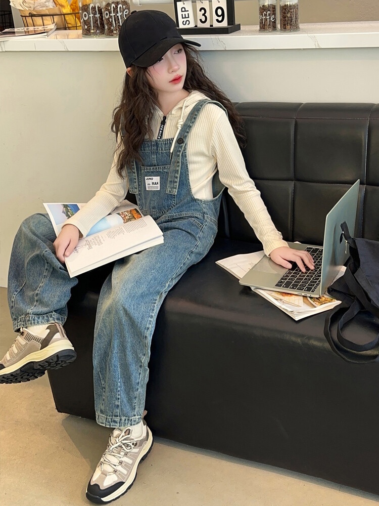 봄철 편안한 여아용 데님 멜빵 바지 아동 청바지 오버올 - Baby Overall Denim 리뷰 및 가격