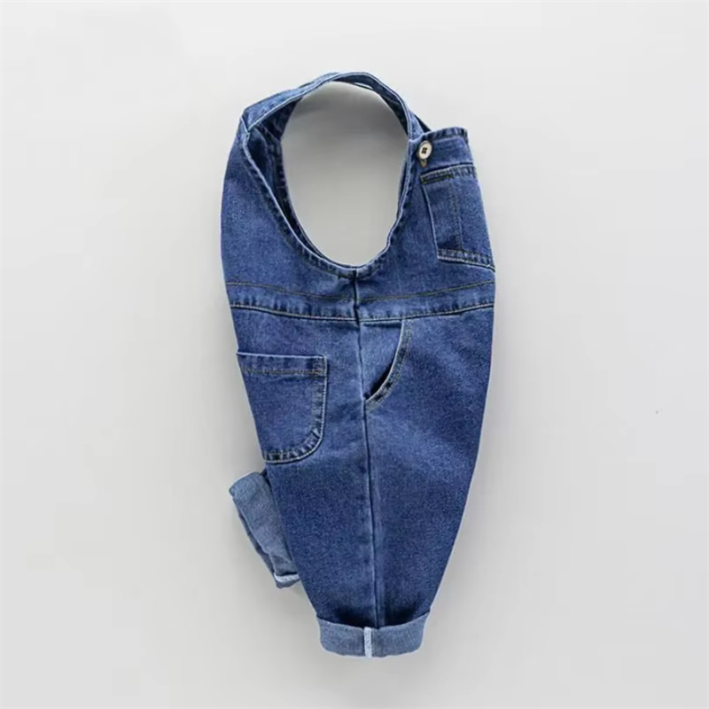 새로운 어린이 올 매치 데님 오버올 소년 소녀 캐주얼  - Baby Overall Denim 리뷰 및 가격