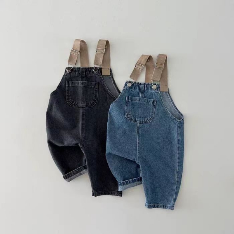HY230201 한국 스타일 2025 컬러 블록 아기  - Baby Overall Denim 리뷰 및 가격